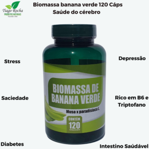 Anti Depressivo Biomassa Banana 120 cápsulas