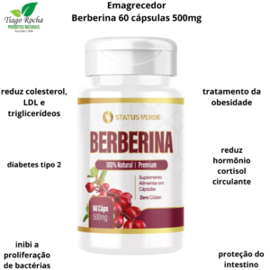 Emagrecedor Berberina 60 cápsulas