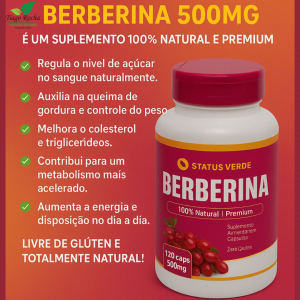 Emagrecedor Berberina 120 cápsulas