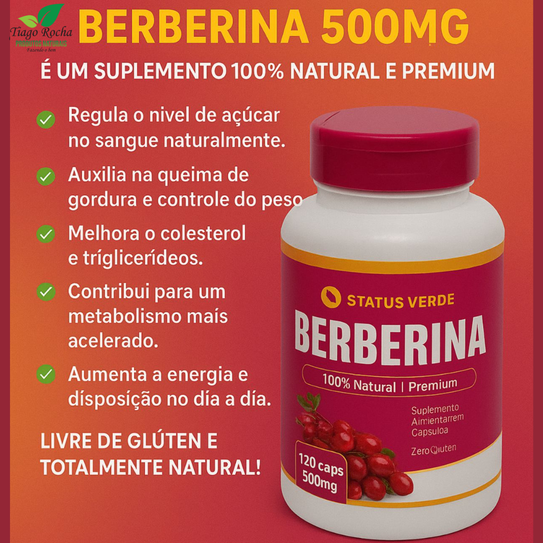 Emagrecedor Berberina 120 cápsulas