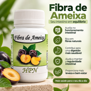 Fibra de Ameixa 500mg 60 cáps. – Auxílio ao Intestino