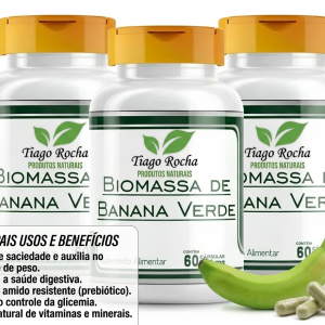 Kit180 cápsulas Anti Depressivo Biomassa Banana
