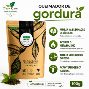 Queimador de Gordura Chá Verde 100g