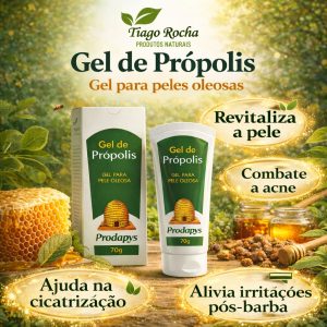 Gel de Própolis para pele Oleosa 70g