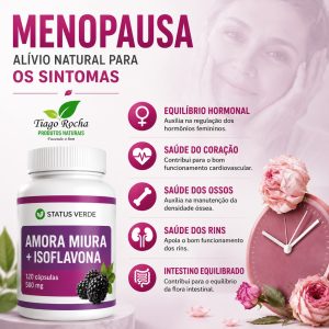 Amora Miura + Isoflavona 120 Cápsulas 500mg