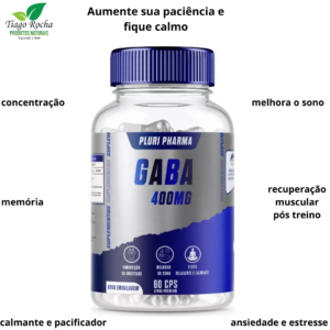 Calmante GABA 400mg neurotransmissor