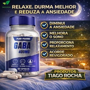 Calmante GABA 400mg neurotransmissor
