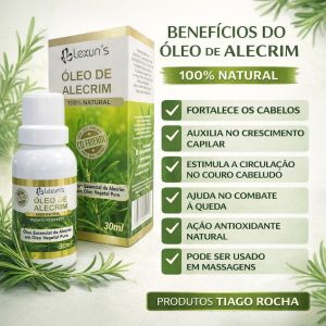 Óleo de Alecrim 100% PURO