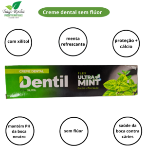 Creme Dental sem flúor com Xilitol 70g