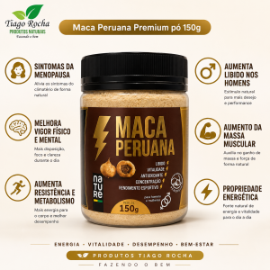 Maca Peruana em pó Linha Premium Importada150g