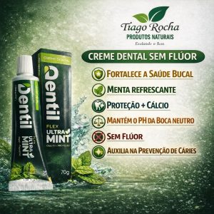 Creme Dental sem flúor com Xilitol 70g