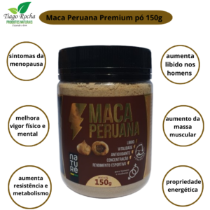 Maca Peruana em pó Linha Premium Importada150g