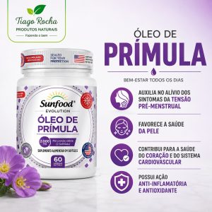 Óleo de Prímula 2000mg 60 Softgels
