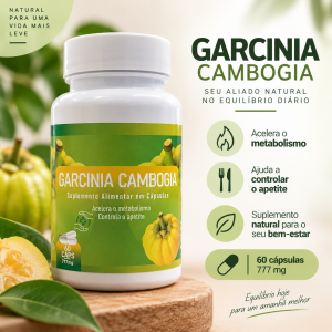 Saciador de apetite Garcinia Cambogia 60 cáps 500mg