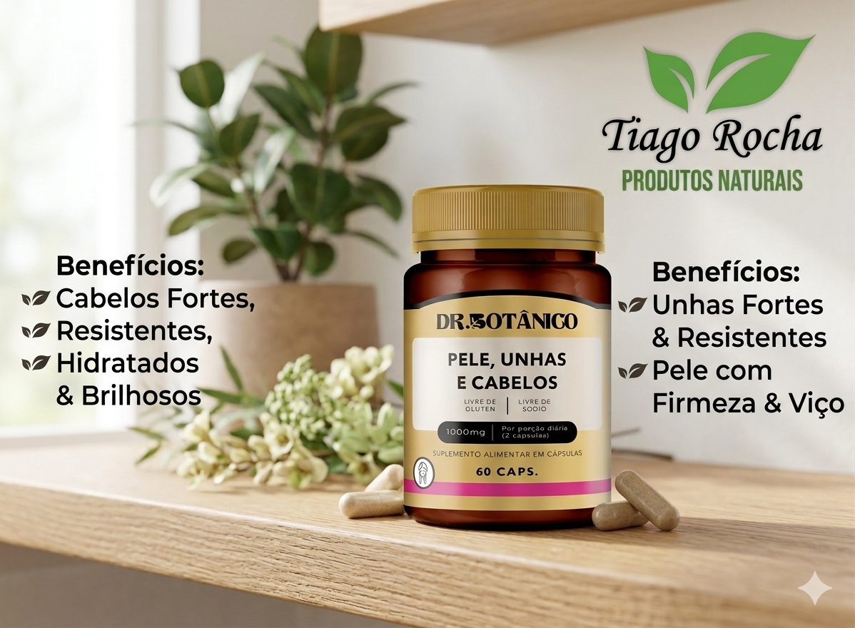 Pele Unhas e Cabelos, 1300mg.