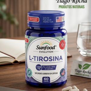 L-Tirosina 1500mg 60 Softgels - Sunfood