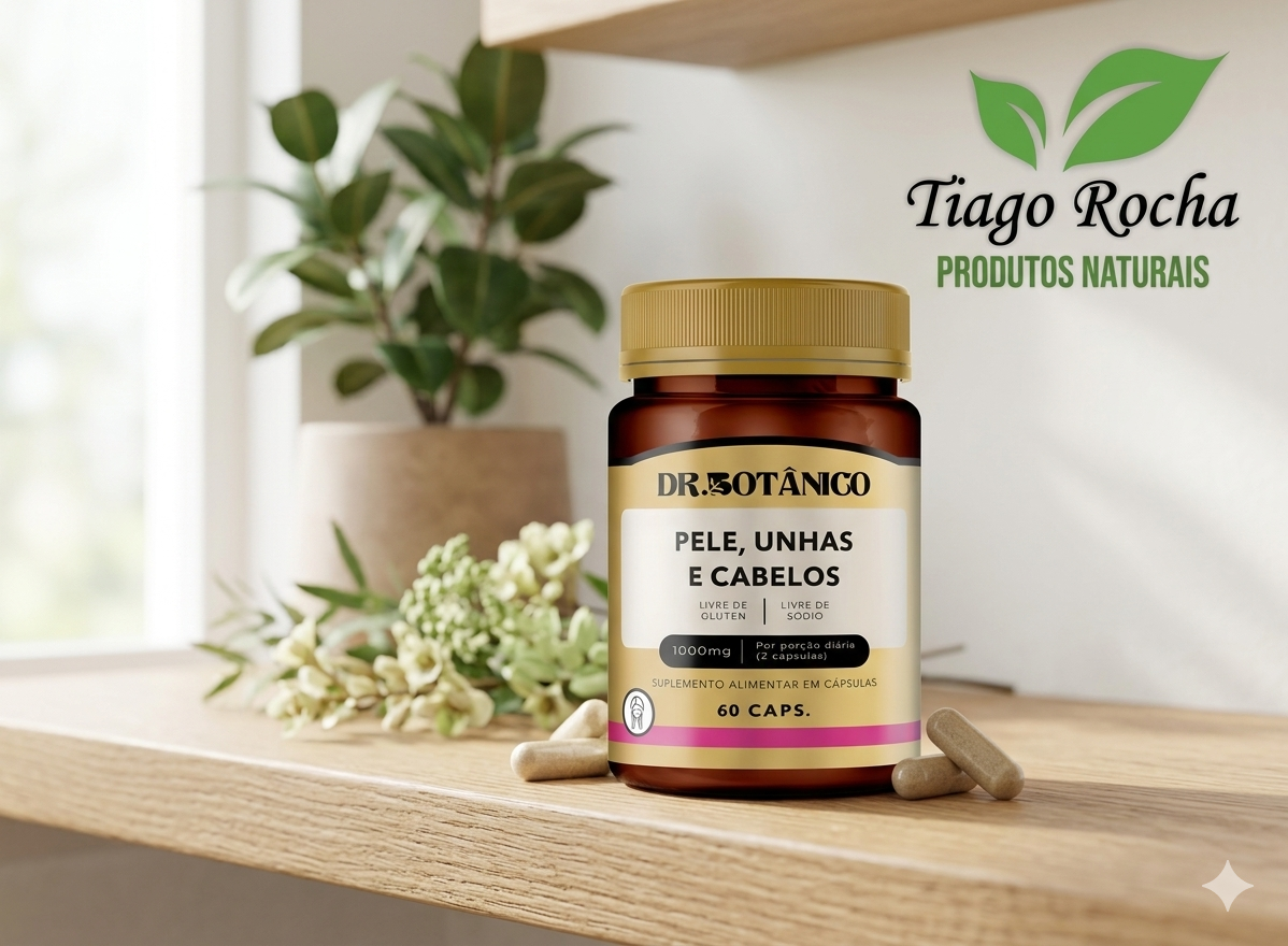 Pele Unhas e Cabelos, 1300mg, 60 Capsulas, - Imagem 2