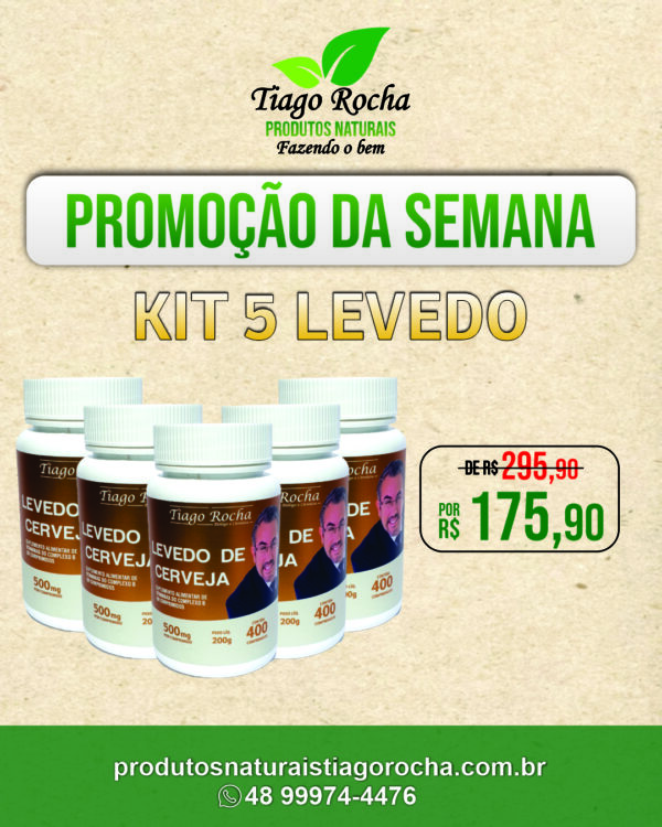 kit 5 levedos