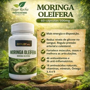 Moringa Oleifera 60 cápsulas SUPER ALIMENTO