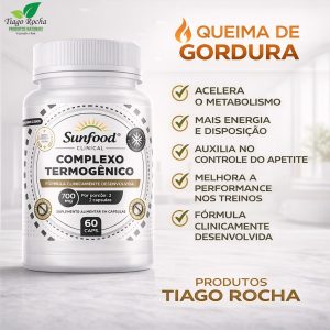 Complexo Termogênico 700mg 60 Cáps Sunfood