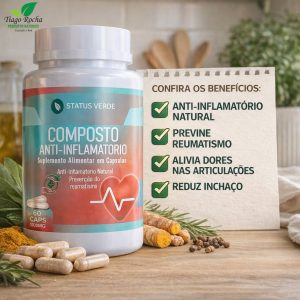 Composto Anti-Inflamatório 60 Cáps 500Mg Status