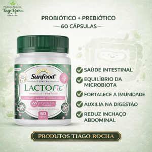 Lactofit Probiótico com Prebiótico 60 Softgels
