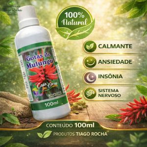 Poderoso Calmante Gotas de Mulungu 100 ml