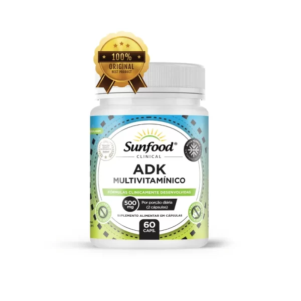 ADK Multivitamínico 500mg 60 softgels | Sunfood