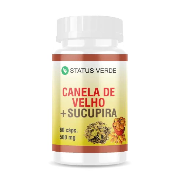 Canela de Velho com Sucupira 60 cáps. 500 mg Status Verde