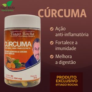 Anti-Inflamatória Verdadeira Cúrcuma longa MSM