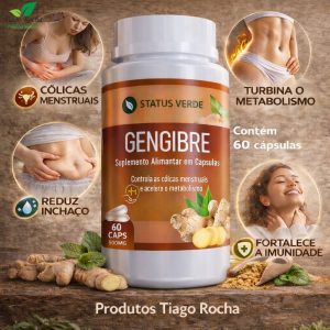 Gengibre 60 Cáps 500mg SV