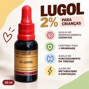 Lugol 2% Inorgânico 30ml para crianças