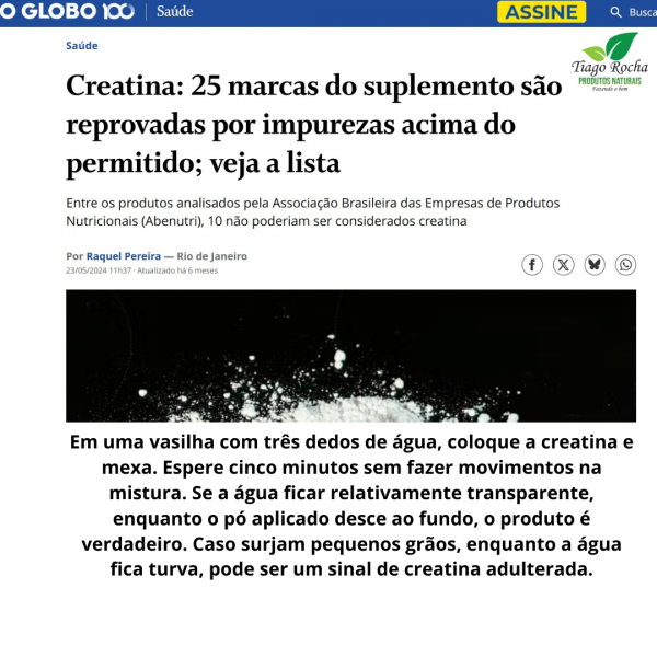 Kit4 Creatina Pura 1ª linha Tiago Rocha Promoção live da semana - Image 5