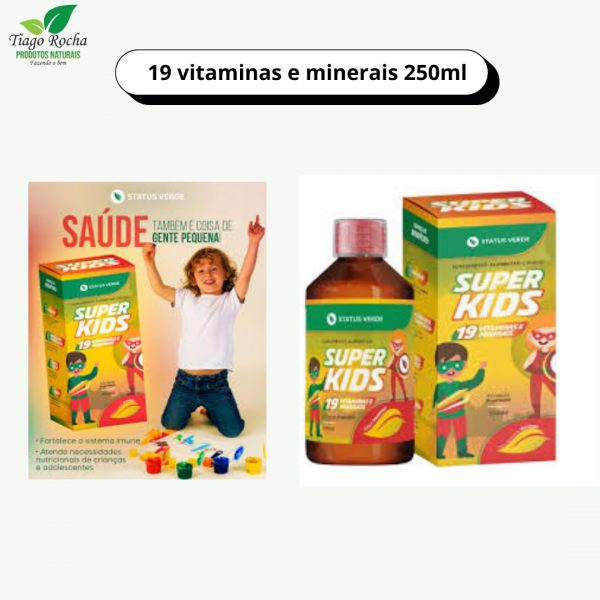 Suplemento Super Kids 19 Vitaminas e Minerais 250 ml