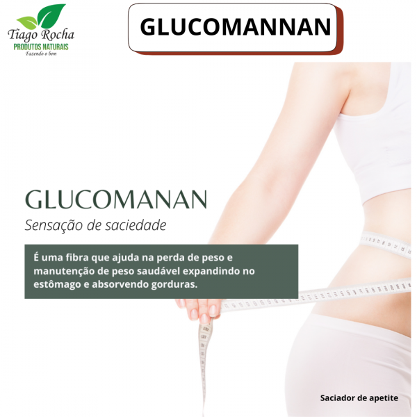 Emagrecedor Saciador Glucomannan 60 cápsulas 500 mg - Image 3
