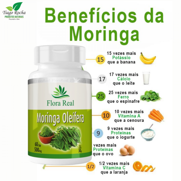 Moringa Oleifera 60 cápsulas SUPER ALIMENTO