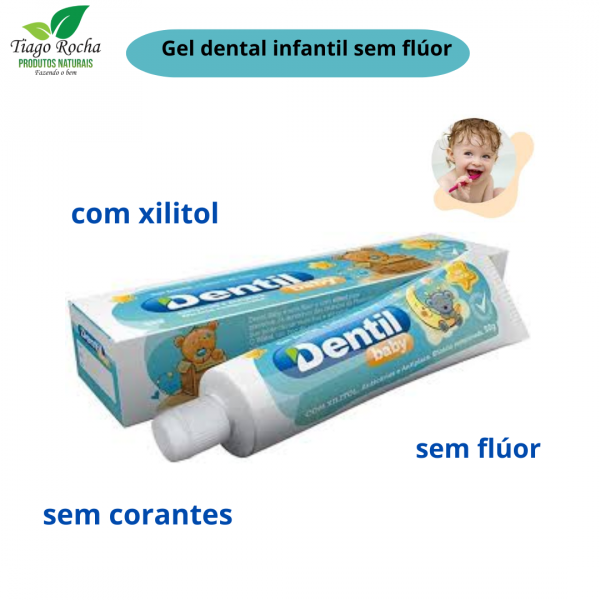 Gel dental sem flúor com Xilitol 50g Baby