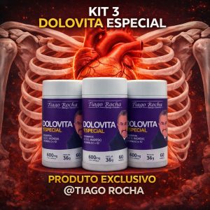 Kit3 Dolovita Especial Tiago Rocha coração sem calcificação