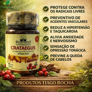 Crataegus Extrato seco 800mg validade 06-26