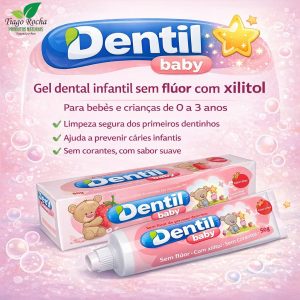 Gel dental sem flúor com Xilitol 50g Baby