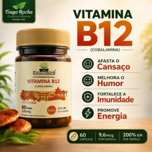 Cobalamina Vitamina B12 60 Cáps 9,6mcg FR