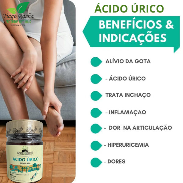 100% Extrato seco Ácido Úrico