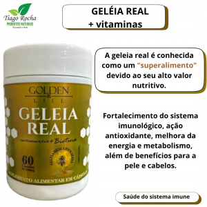 geléia real liofilizada com vitaminas