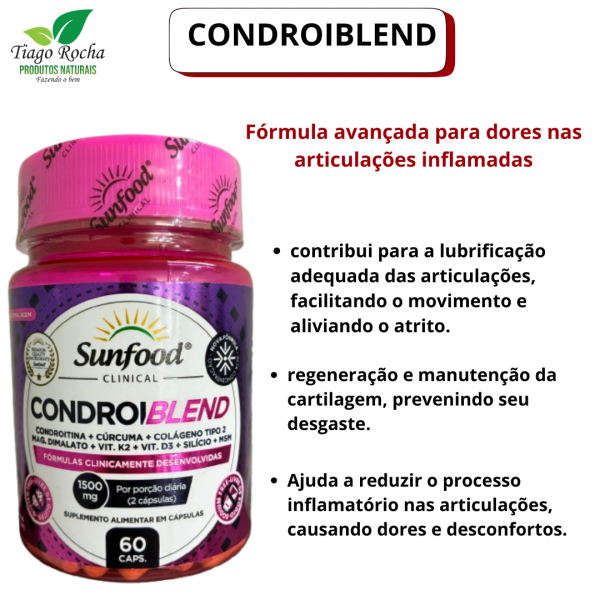 CONDROIBLEND fórmula avançada dores articulações 1500mg - Imagem 3
