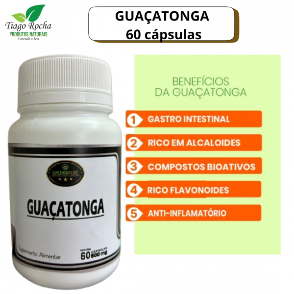 Guaçatonga problemas gástricos 60 cápsulas