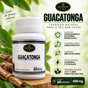 Guaçatonga - Saúde Gástrica 500mg 60 cáps