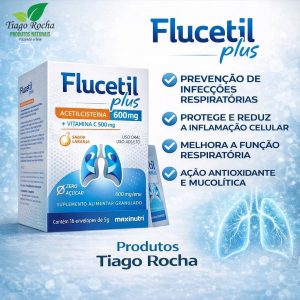 Expectorante Flucetil 600mg16 envelopes de 5g