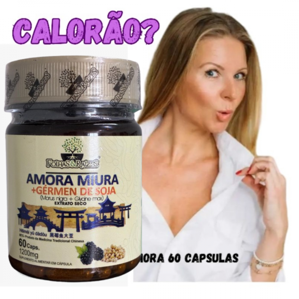 Amora Miúra com germe de soja 60 cáps1200mg