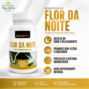 Flor da Noite em Cápsulas 500mg