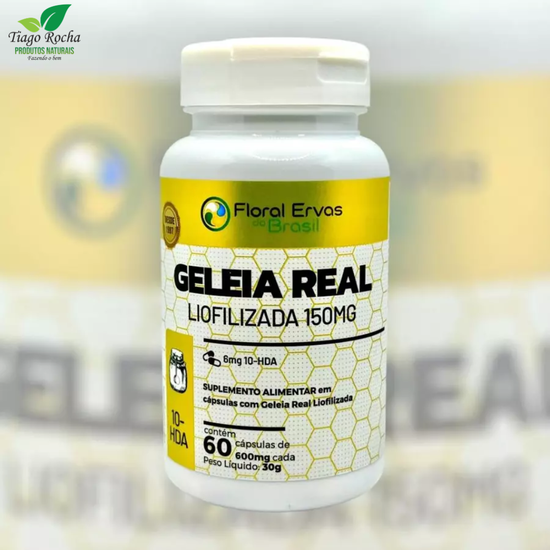Kit3 Geléia Real liofilizada 180 cápsulas FE - Imagem 3